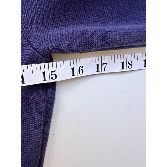 J Crew Mercantile Jacket XXS navy Blue Knit Blazer Shaket Style G9309 - Picture 9 of 10